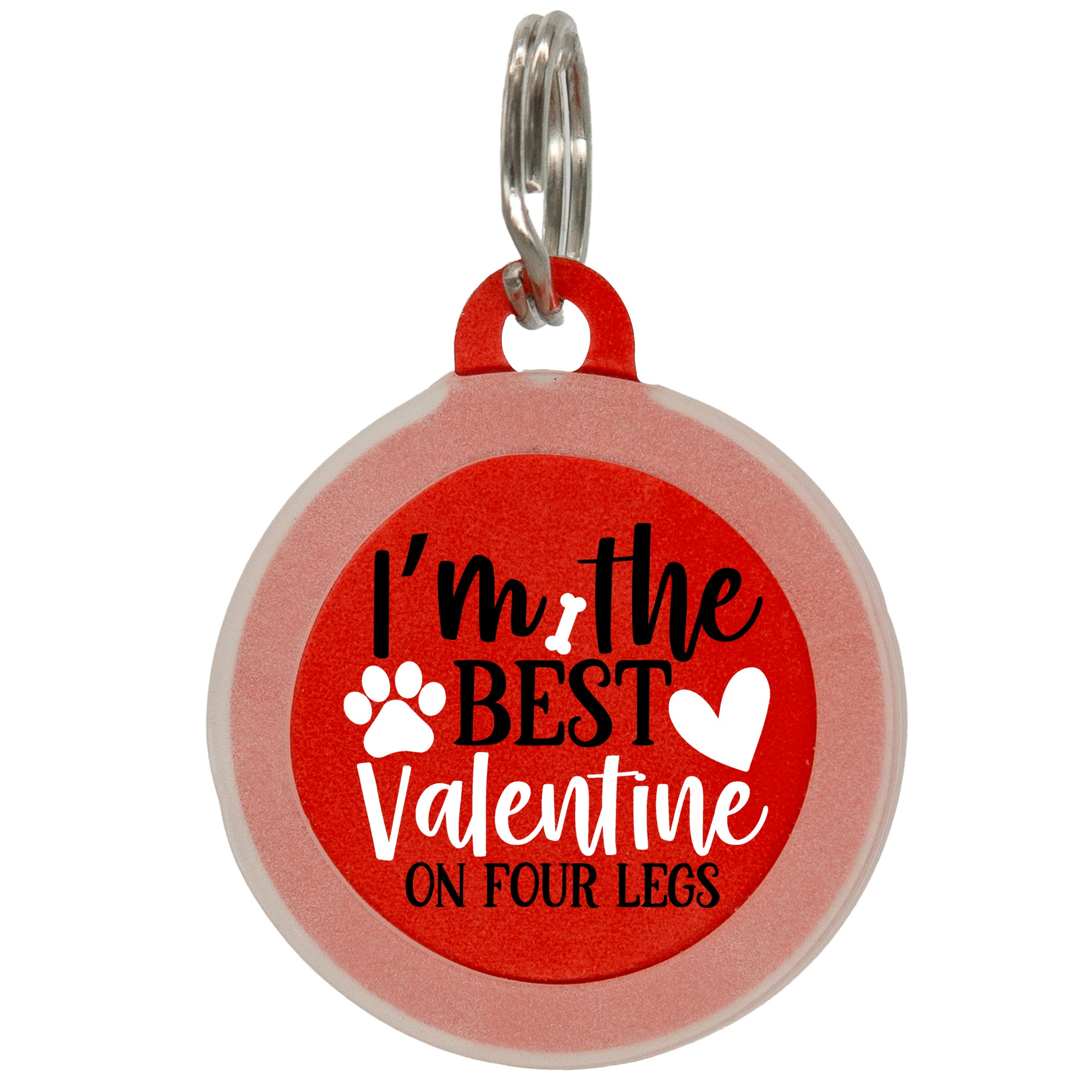 Best Valentine on Four Legs Pet ID Tag