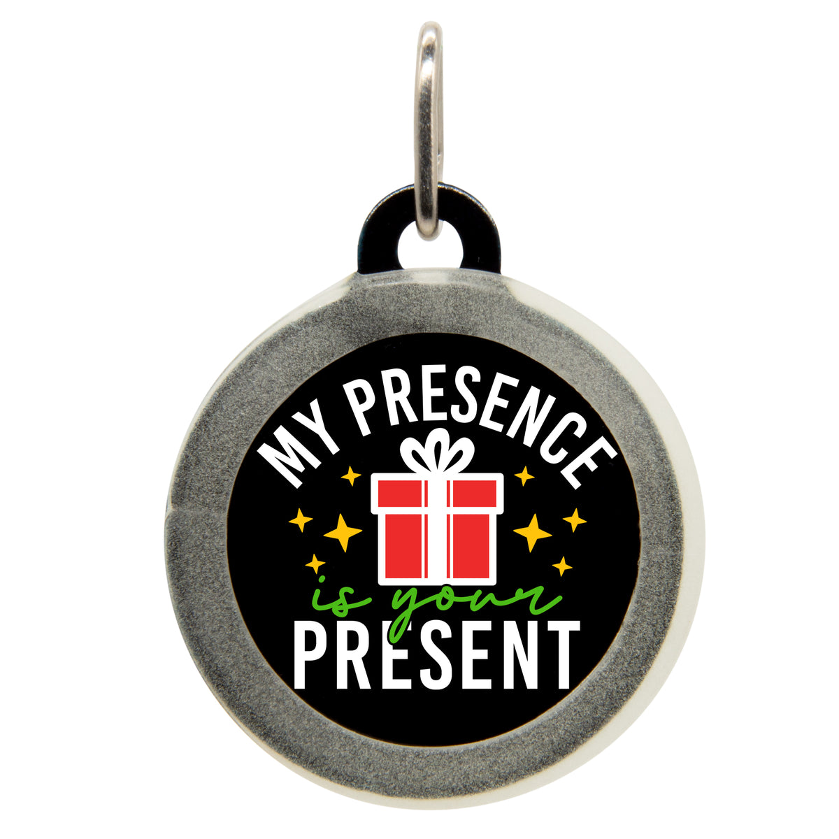 My Presence is Your Present Pet ID Tag