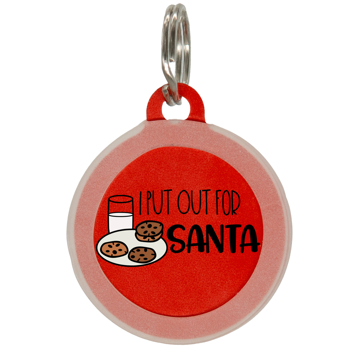 I Put Out For Santa Pet ID Tag