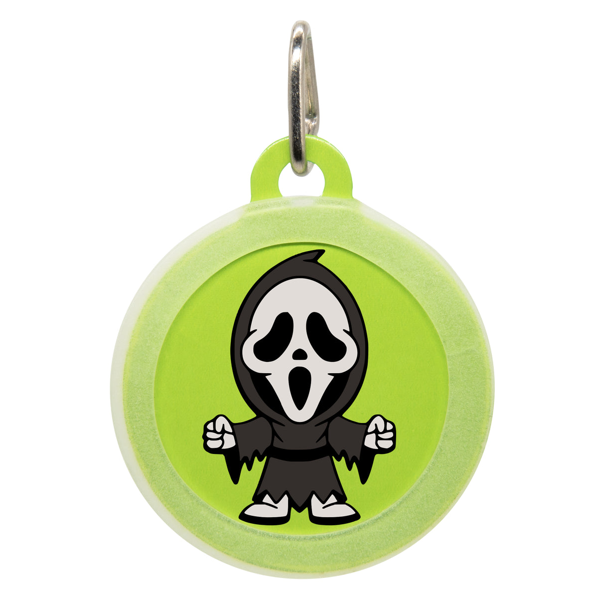 Ghost Face Pet ID Tag