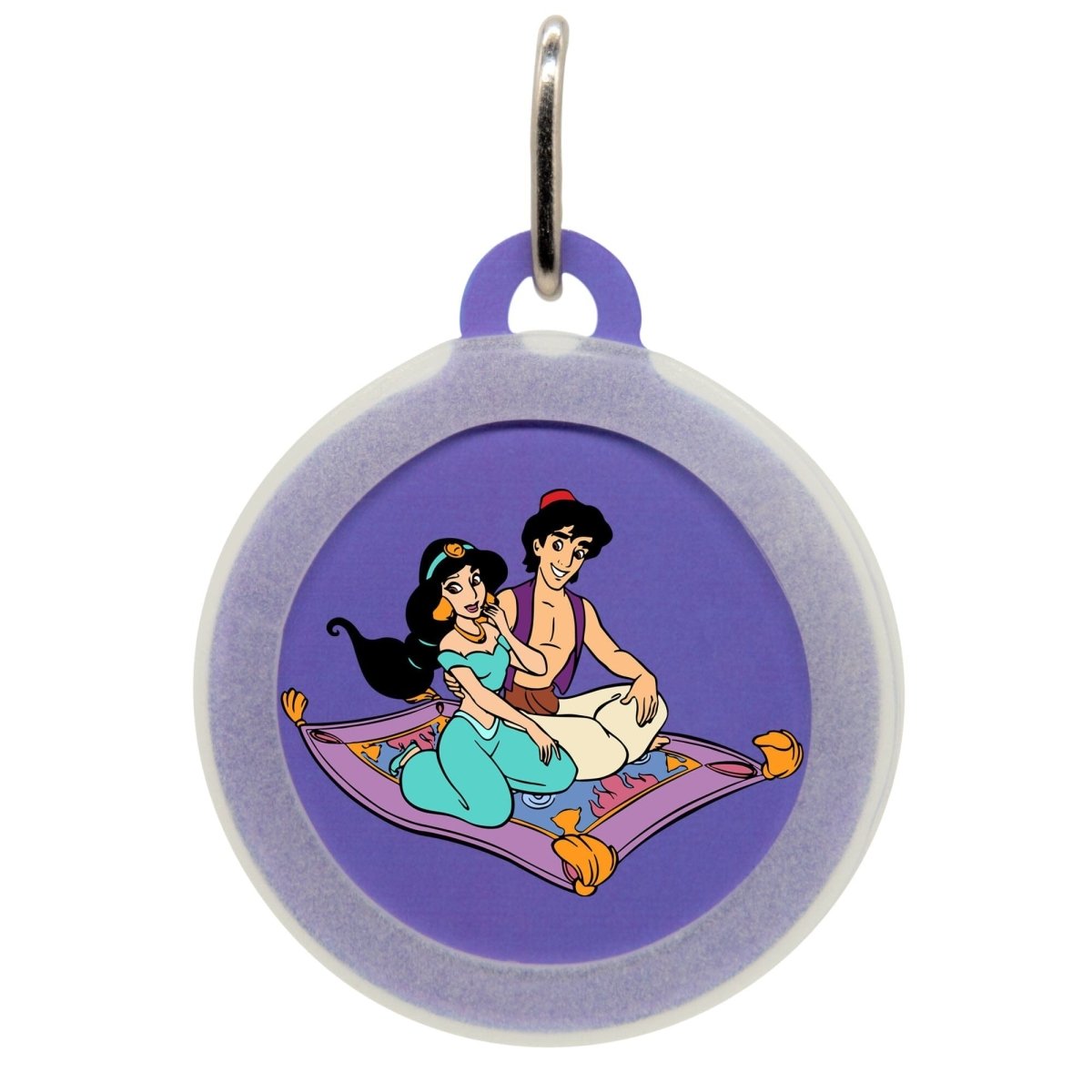 Aladdin &amp; Jasmine Name Tag - Oh My Paw&#39;d