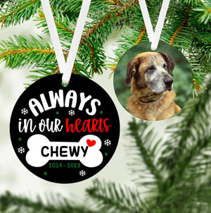 Always In My Heart Ornament - Oh My Paw'd
