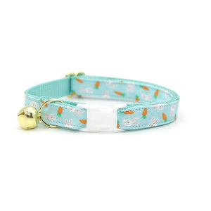 Blue Bunny Cat Collar - Oh My Paw'd