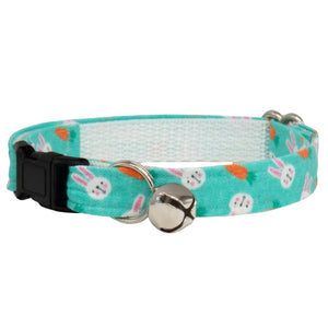 Blue Easter Bunny Cat Collar - Oh My Paw'd