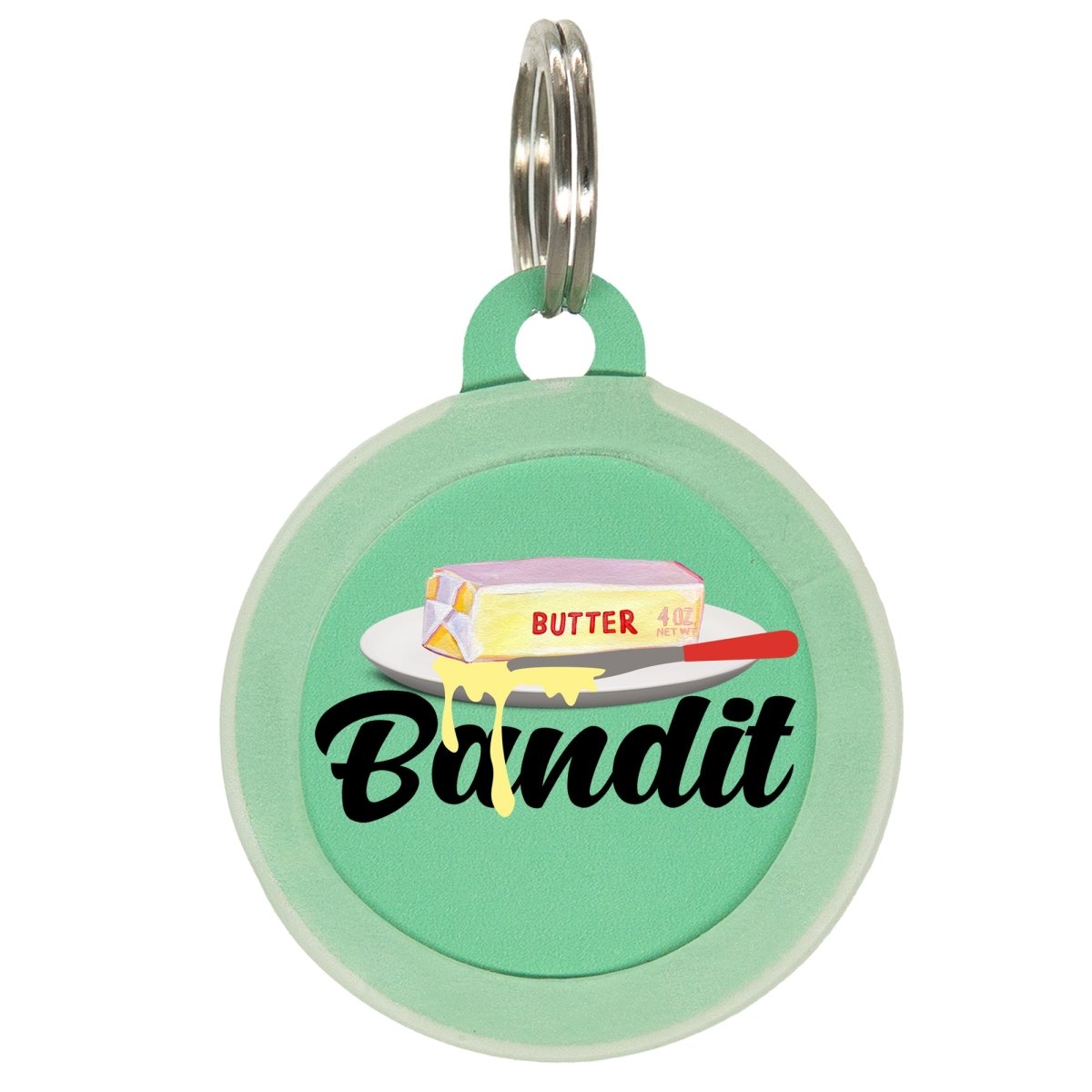 Butter Bandit Pet ID Tag - Oh My Paw&#39;d