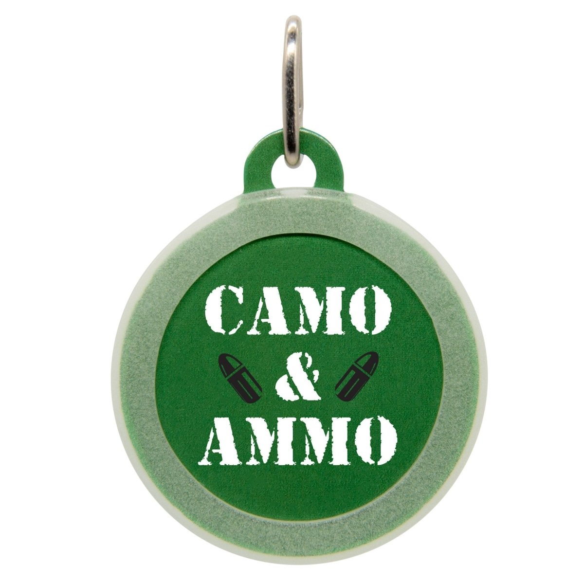 Camo &amp; Ammo Name Tag - Oh My Paw&#39;d