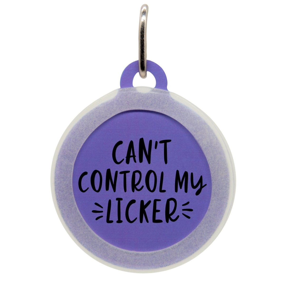 Can&#39;t Control My Licker Name Tag - Oh My Paw&#39;d
