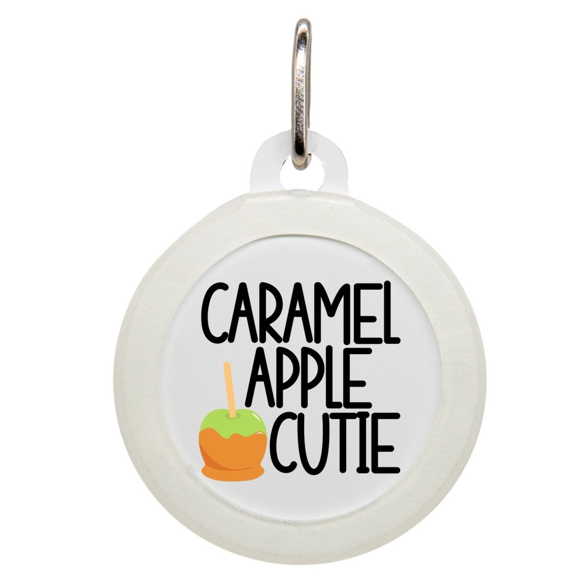 Caramel Apple Cutie Name Tag - Oh My Paw&#39;d