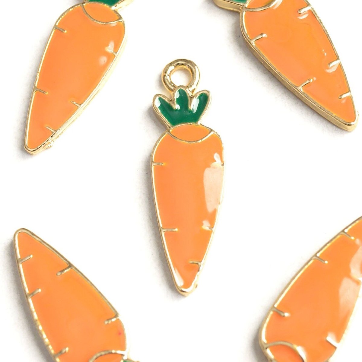 Carrot Collar Charm - Oh My Paw&#39;d