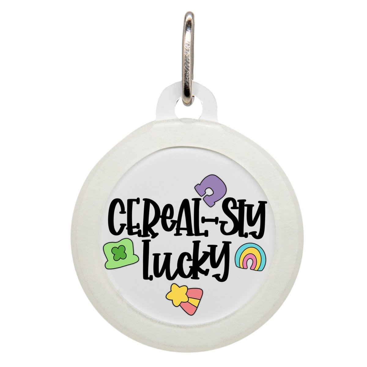 Cereal-sly Lucky Dog Name Tag - Oh My Paw&#39;d