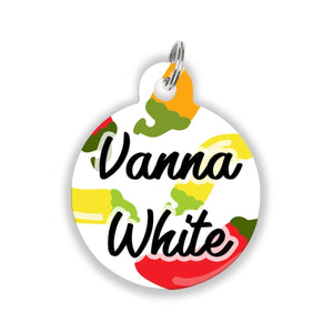 Chili Pepper Name Tag - Oh My Paw'd