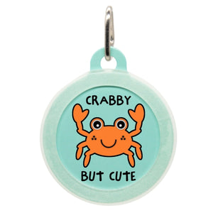 Crabby But Cute Name Tag - Oh My Paw'd