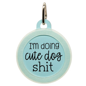 Cute Dog Shit Name Tag - Oh My Paw'd