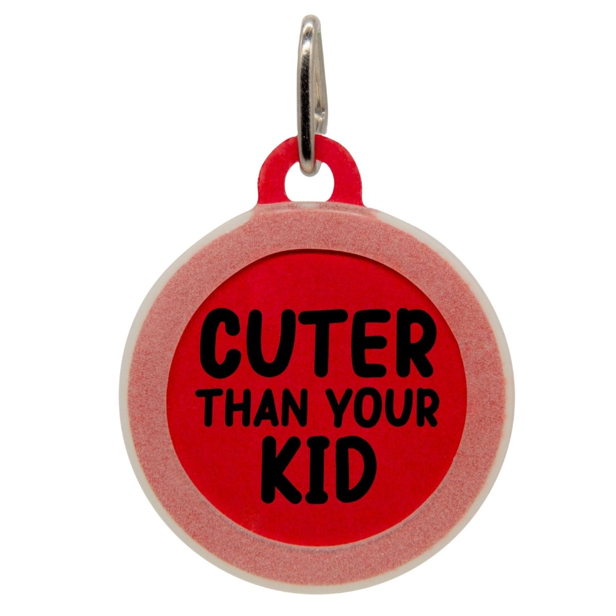 Cuter Than Your Kid Name Tag - Oh My Paw'd