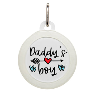 Daddy's Boy Name Tag - Oh My Paw'd