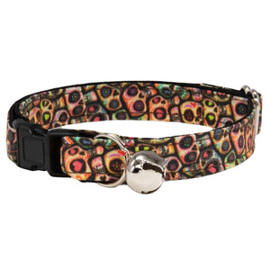 Day of the Dead Cat Collar - Oh My Paw'd