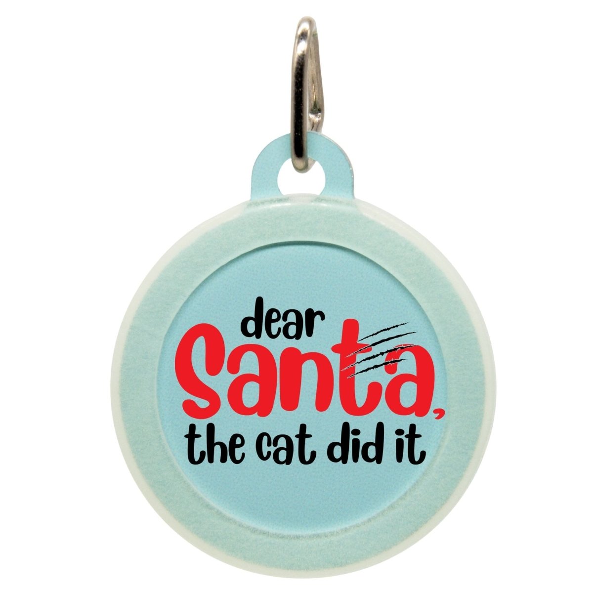 Dear Santa The Cat Did It Name Tag - Oh My Paw&#39;d