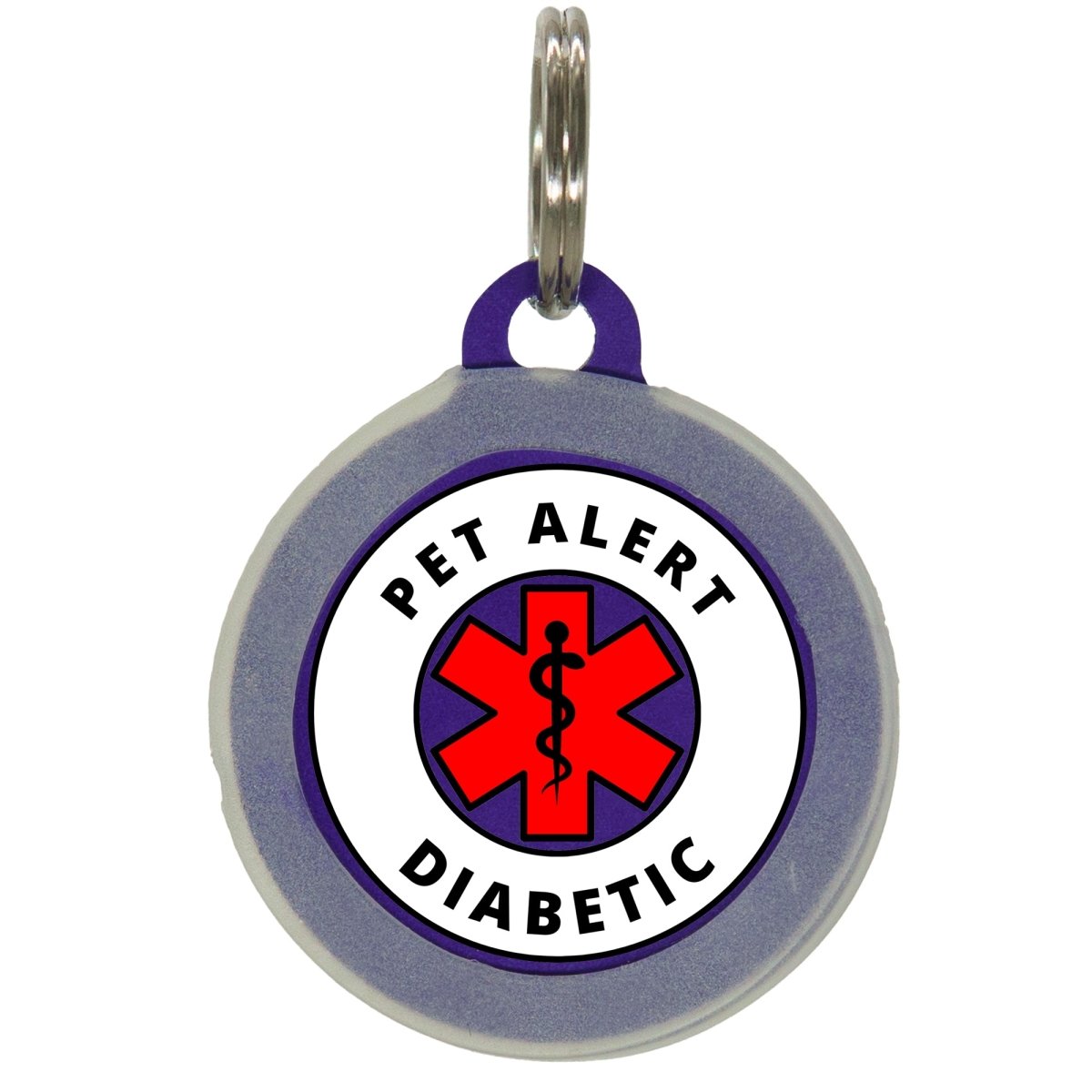 Personalized Diabetic Medical Alert Pet ID Tag Oh My Paw d Oh My Paw d