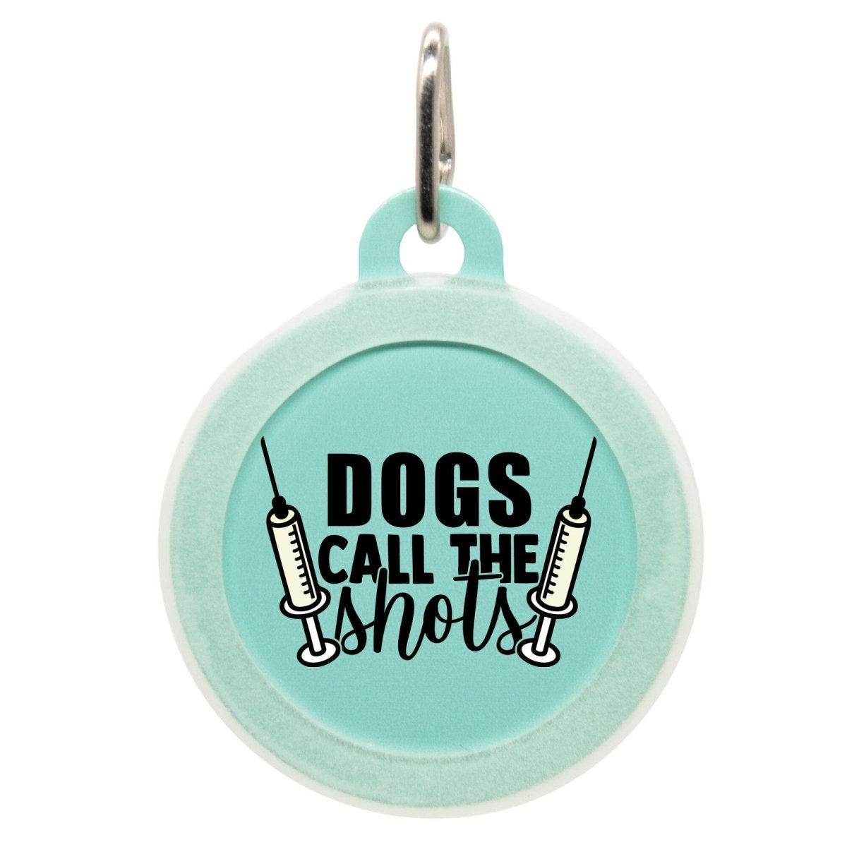Dogs Call The Shots Name Tag - Oh My Paw'd