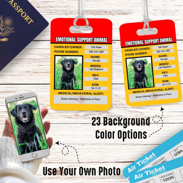 Tag dog owner gate top