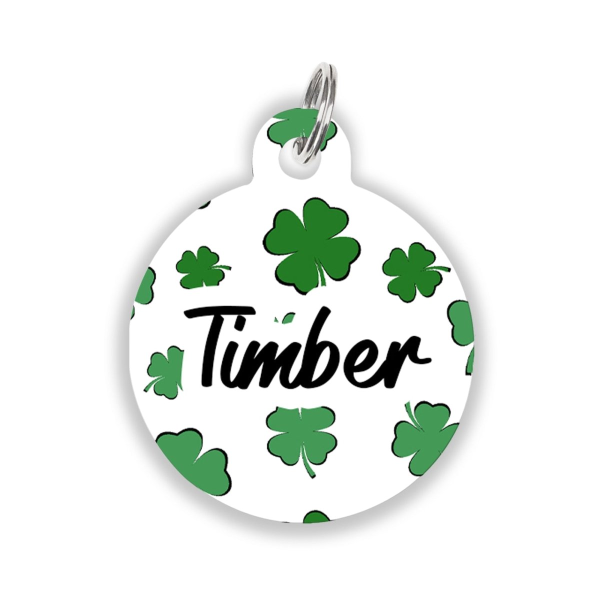 Four Leaf Clover Pet ID Tag - Oh My Paw&#39;d