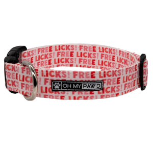 Free Licks Dog Collar - Oh My Paw'd