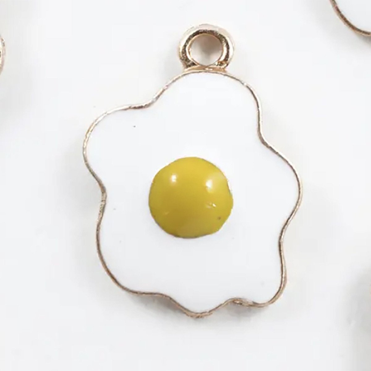 Fried Egg Collar Charm - Oh My Paw&#39;d