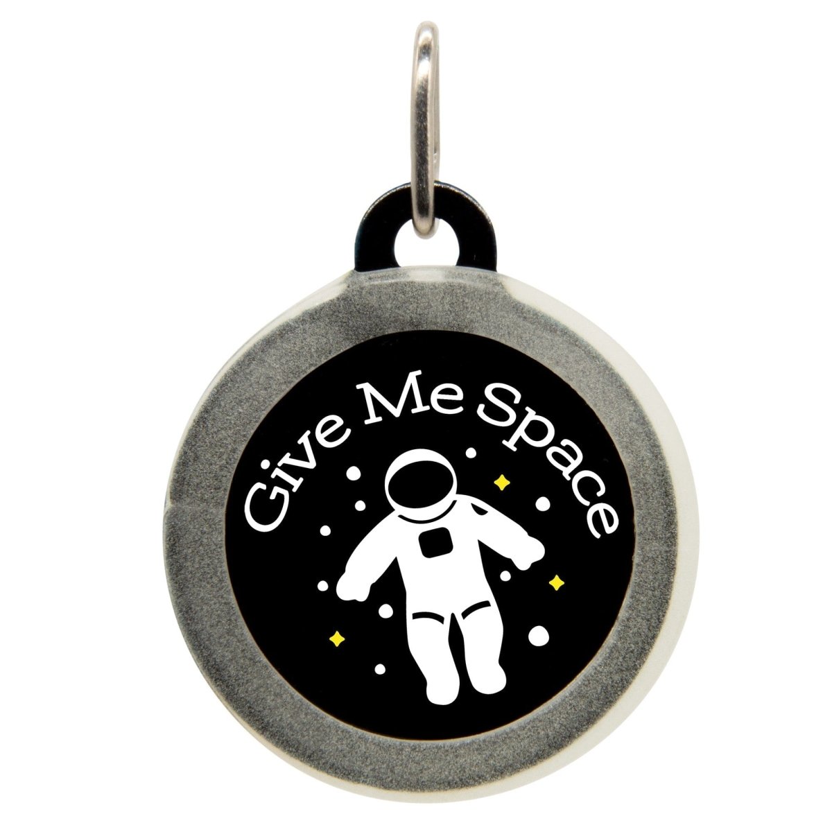 Give Me Space Name Tag - Oh My Paw&#39;d