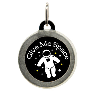 Give Me Space Name Tag - Oh My Paw'd