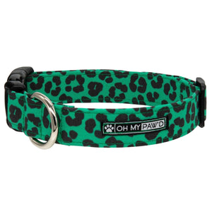 Green Leopard Cat Collar - Oh My Paw'd