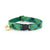 Green Plaid Cat Collar - Oh My Paw'd