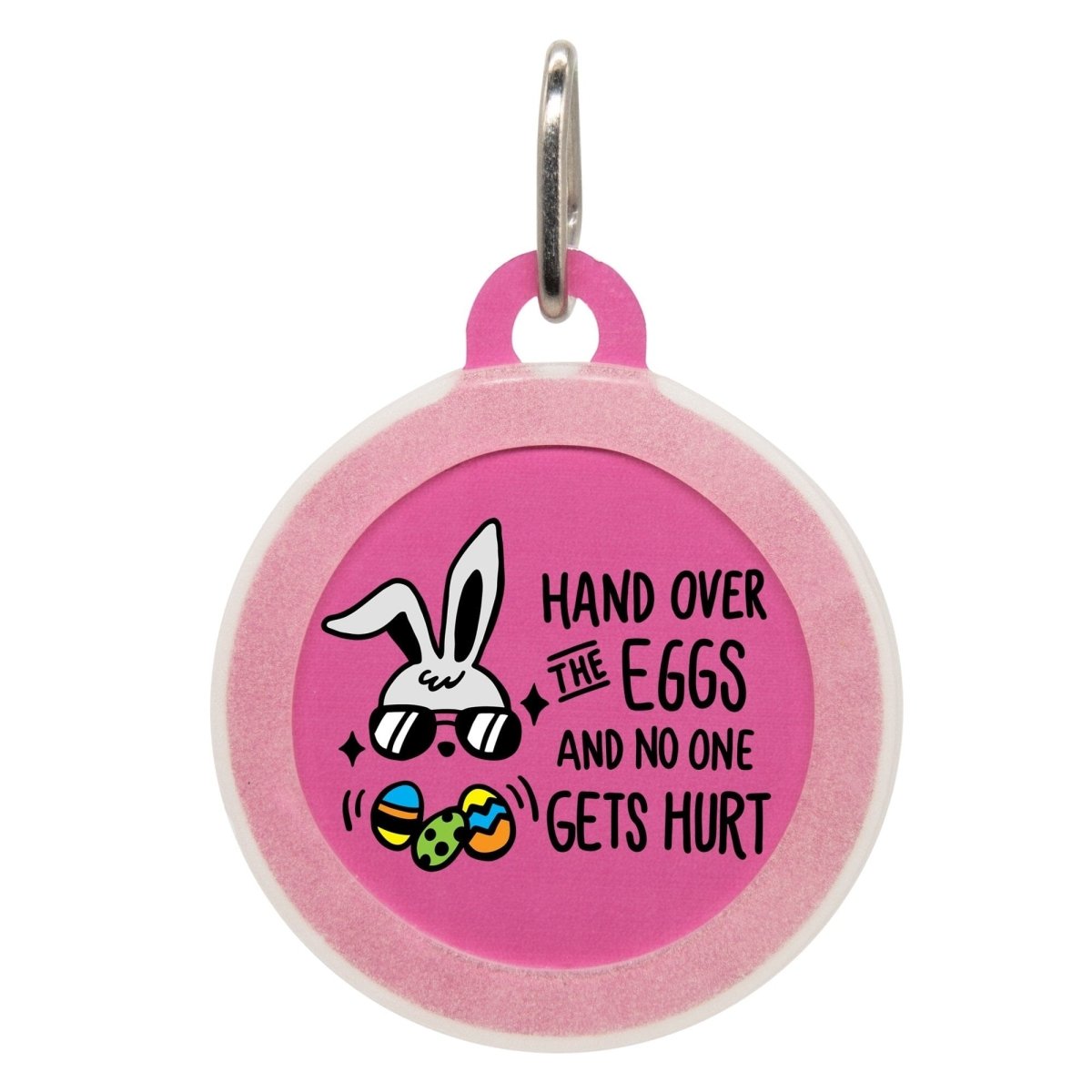 Hand Over The Eggs Name Tag - Oh My Paw'd