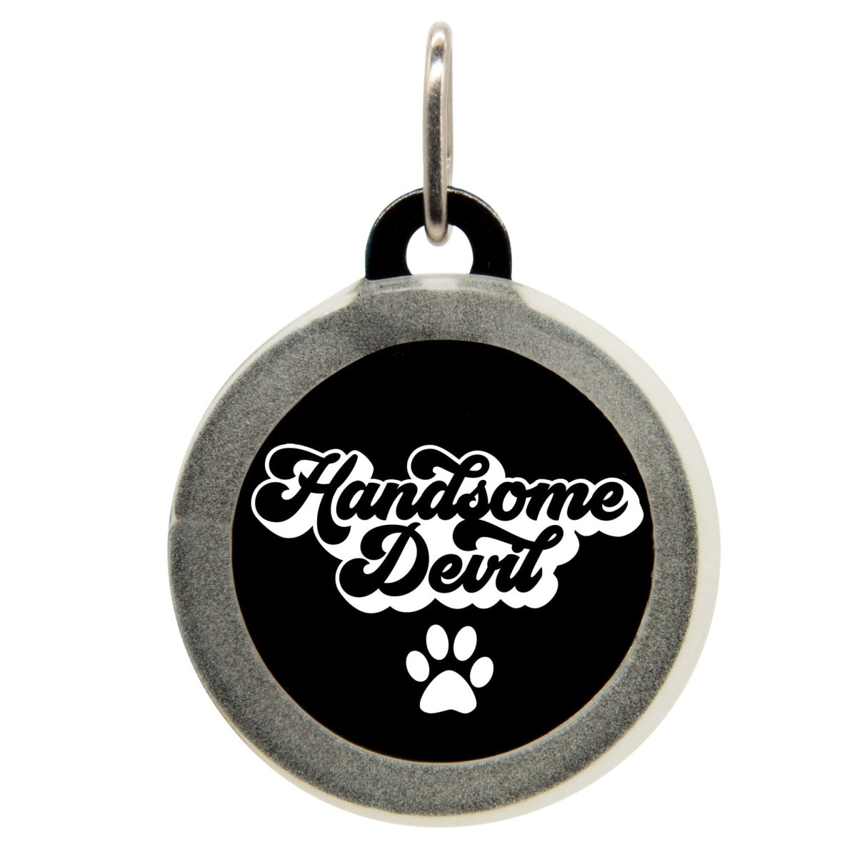 Handsome Devil Name Tag - Oh My Paw'd