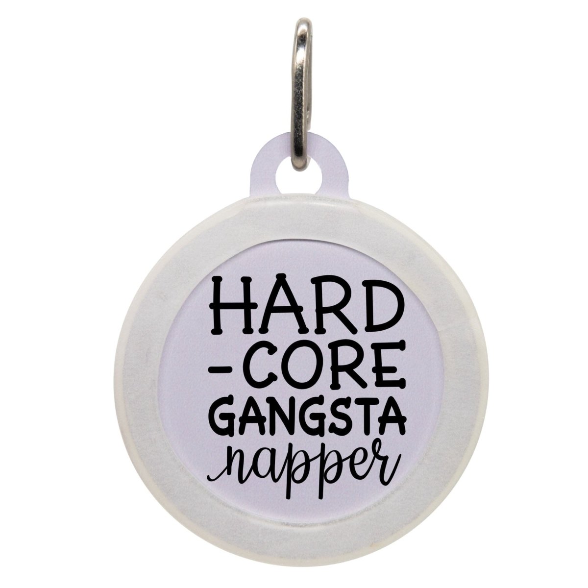 Hardcore Gangsta Napper Name Tag - Oh My Paw&#39;d