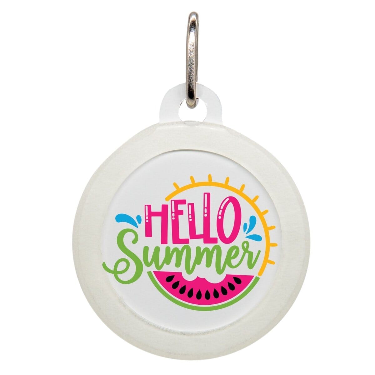Hello Summer Name Tag - Oh My Paw'd