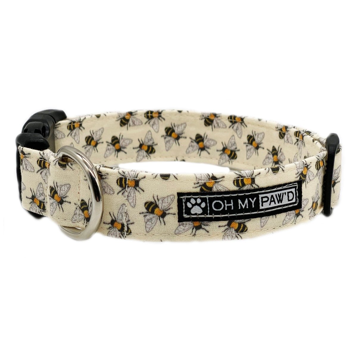 Cute Bee Print Cat Collar For Sale - Oh My Paw'd