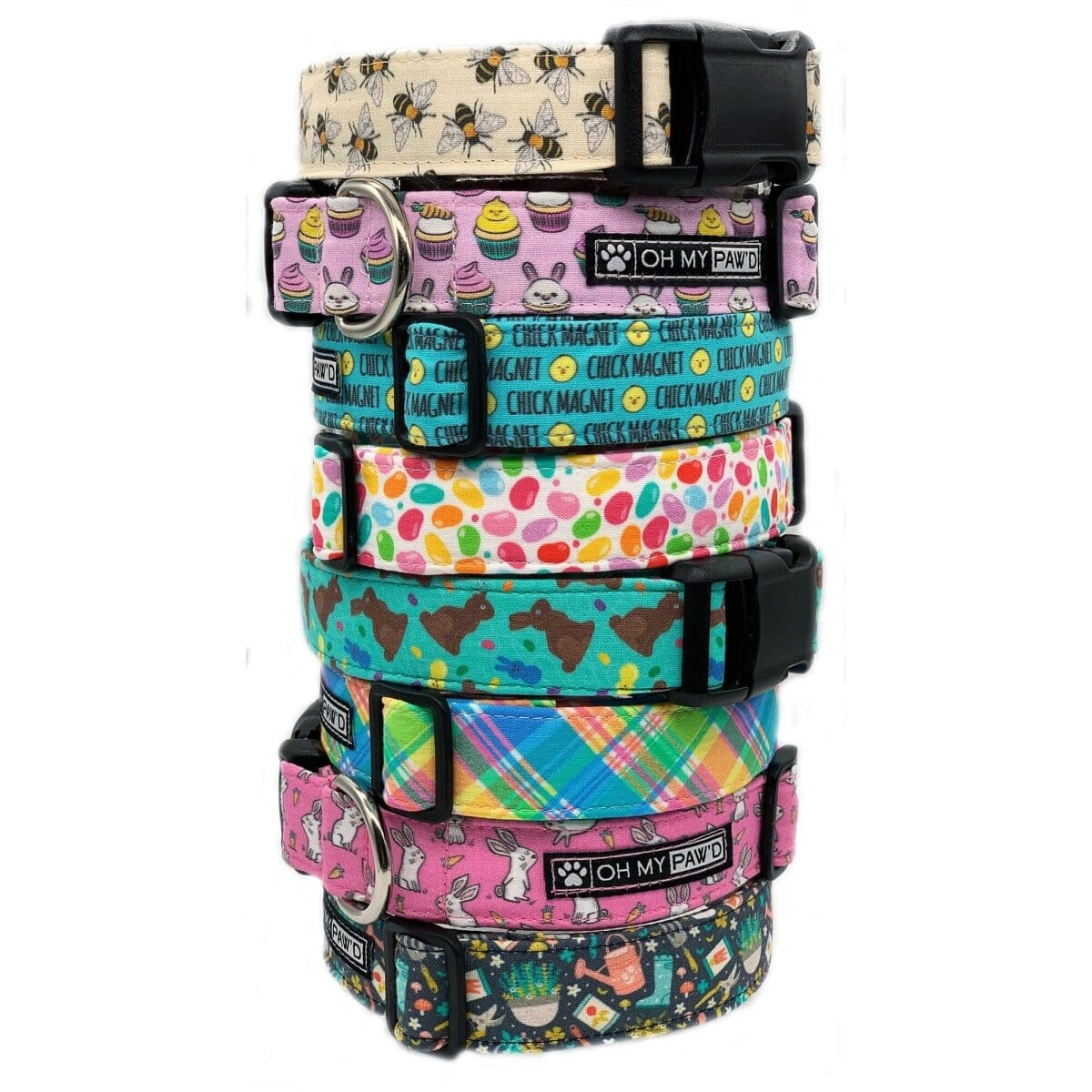 Cute Bee Print Cat Collar For Sale - Oh My Paw'd