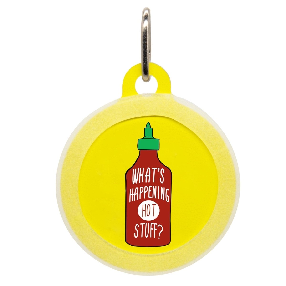 Hot Stuff Dog Name Tag - Oh My Paw'd