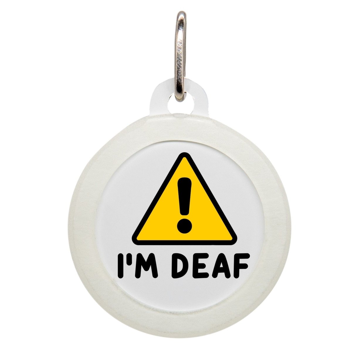 I'm Deaf Name Tag - Oh My Paw'd