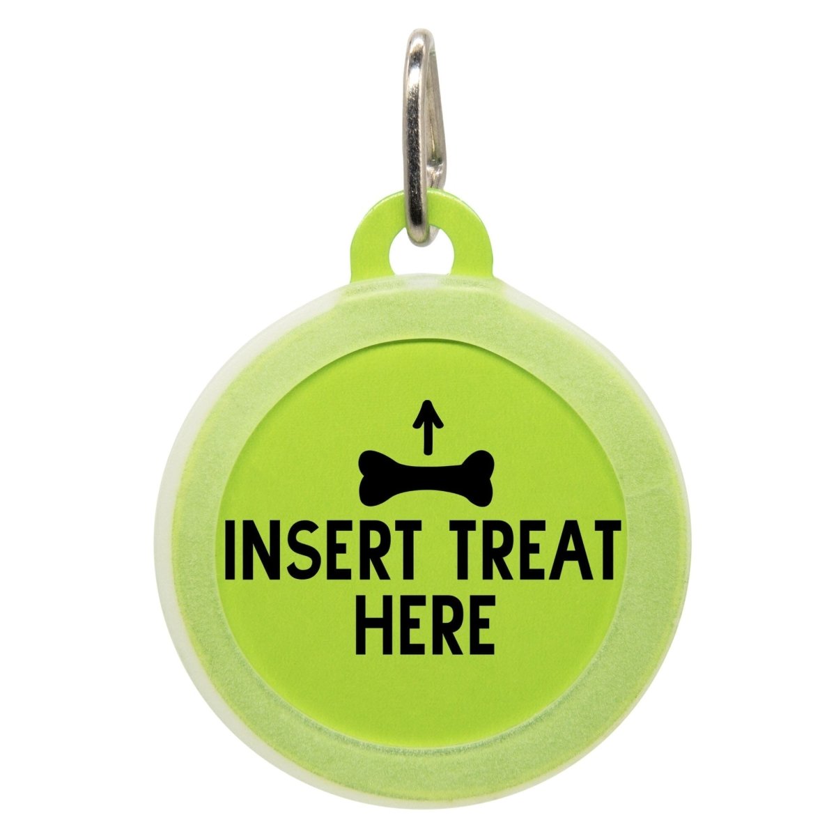 Interactive Fun Insert Treats Here Dog ID Tag Oh My Paw d