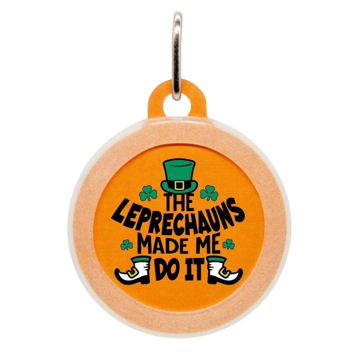 Leprechauns Made Me Do It Name Tag - Oh My Paw&#39;d