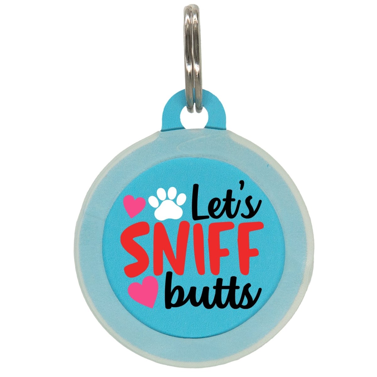 Let&#39;s Sniff Butts Pet ID Tag - Oh My Paw&#39;d