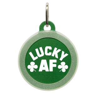 Lucky AF Name Tag - Oh My Paw'd