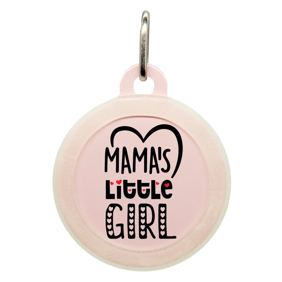Mama's Little Girl Name Tag - Oh My Paw'd
