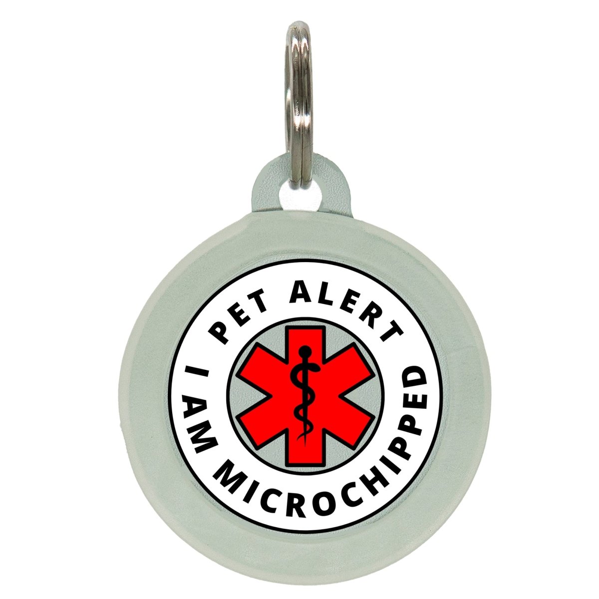 I am microchipped dog tag store