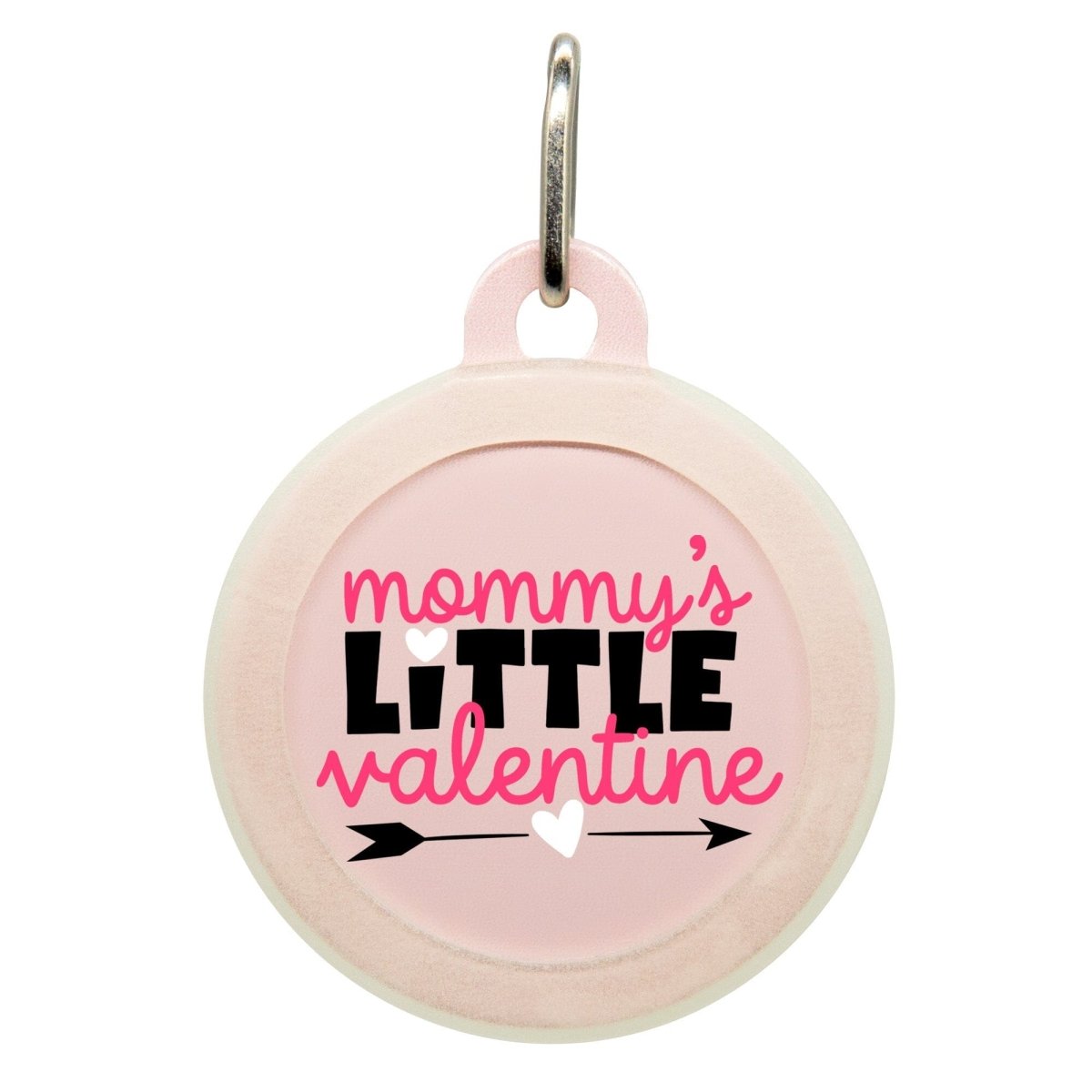 Mommy&#39;s Little Valentine Name Tag - Oh My Paw&#39;d