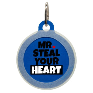 Mr Steal Your Heart Name Tag - Oh My Paw'd