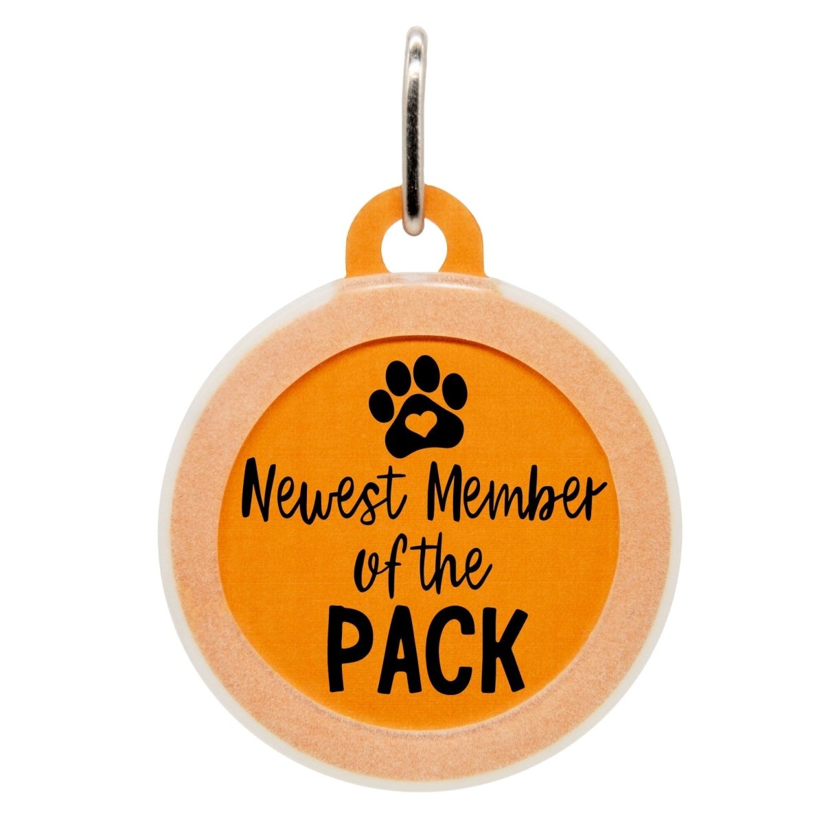 Newest Member Of the Pack Name Tag - Oh My Paw&#39;d