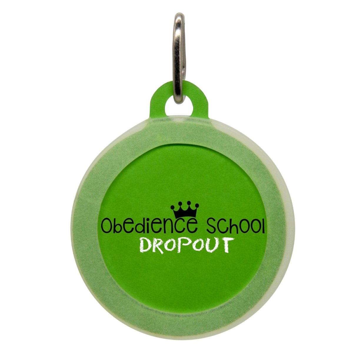 Obedience School Dropout Name Tag - Oh My Paw&#39;d