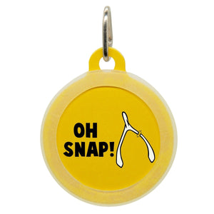 Oh Snap Name Tag - Oh My Paw'd